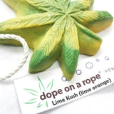 Lime Kush Dope on a Rope Soap - Key Lime + Sweet Orange Essential Oils