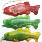 Pack of 3 Bass Fish Soap on a Rope, Stocking Stuffers