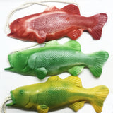 Lime Bass Soap on a Rope, Handmade Soap, Best Fishing Gifts for Women or Men, Lime Orange Essential Oils