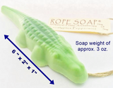 Alligator Soap 3 Pack - Receive Three Assorted Gator Soaps on a Rope