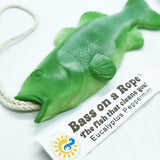 Pack of 3 Bass Fish Soap on a Rope, Stocking Stuffers