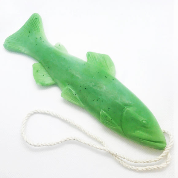 BEST SELLER Trout Soap on a Rope - Eucalyptus Peppermint