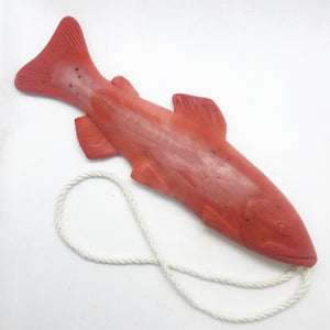 Red Trout Soap on a Rope - Sage and Cedar Oil