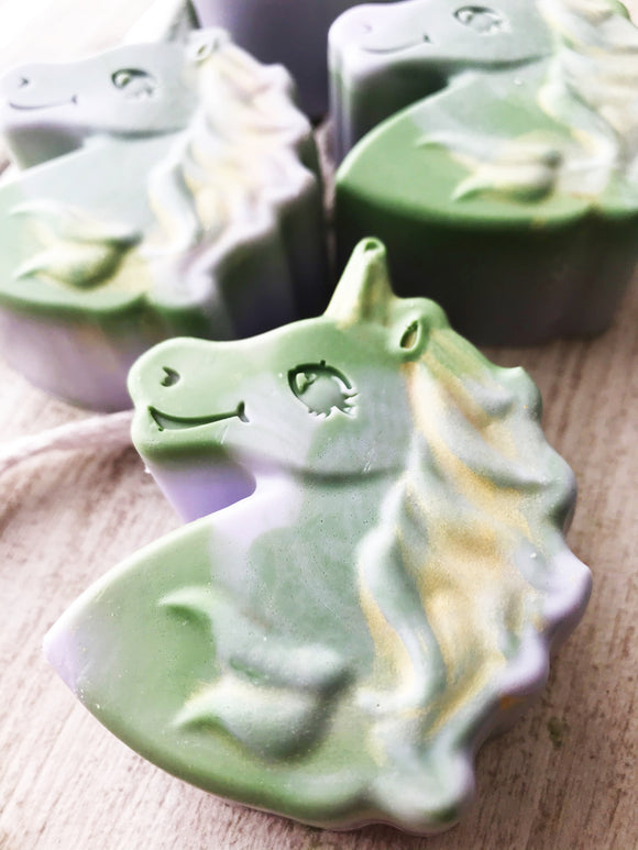 3-Pack Unicorn Soap on a Rope