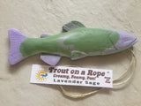 Lavender Sage Trout Soap on a Rope