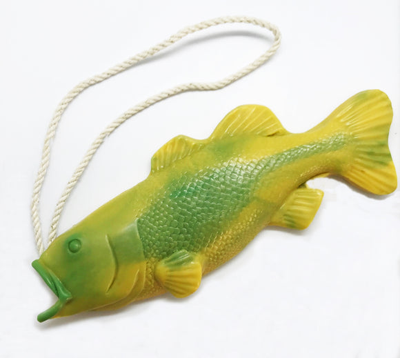 Lime Bass Soap on a Rope, Handmade Soap, Best Fishing Gifts for Women or Men, Lime Orange Essential Oils